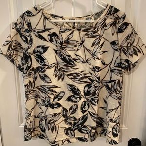 Linen Blend J. Crew Top